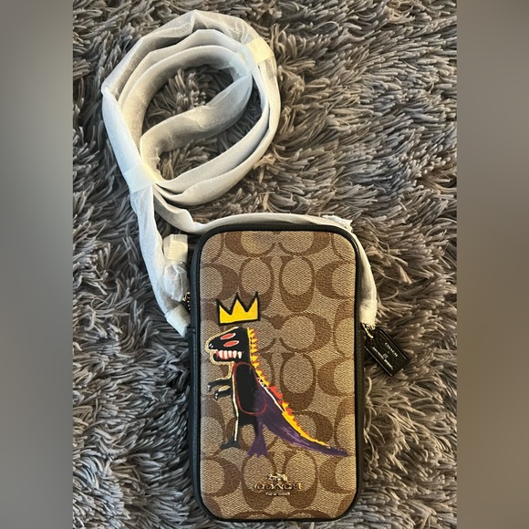 Coach Bags Coach X Jean Michel Basquiat North South Zip Crossbody